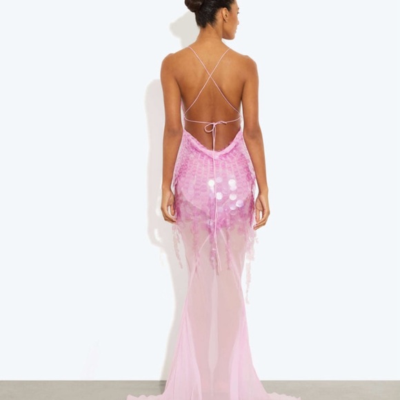 Rat & Boa Pink Maxi Dress - Picture 3 of 4